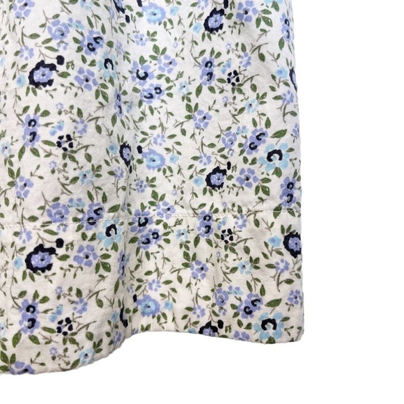 FREE PEOPLE NWT Smocked Petunia Mini Dress Size Medium in Floral Tea Combo - Picture 12 of 15